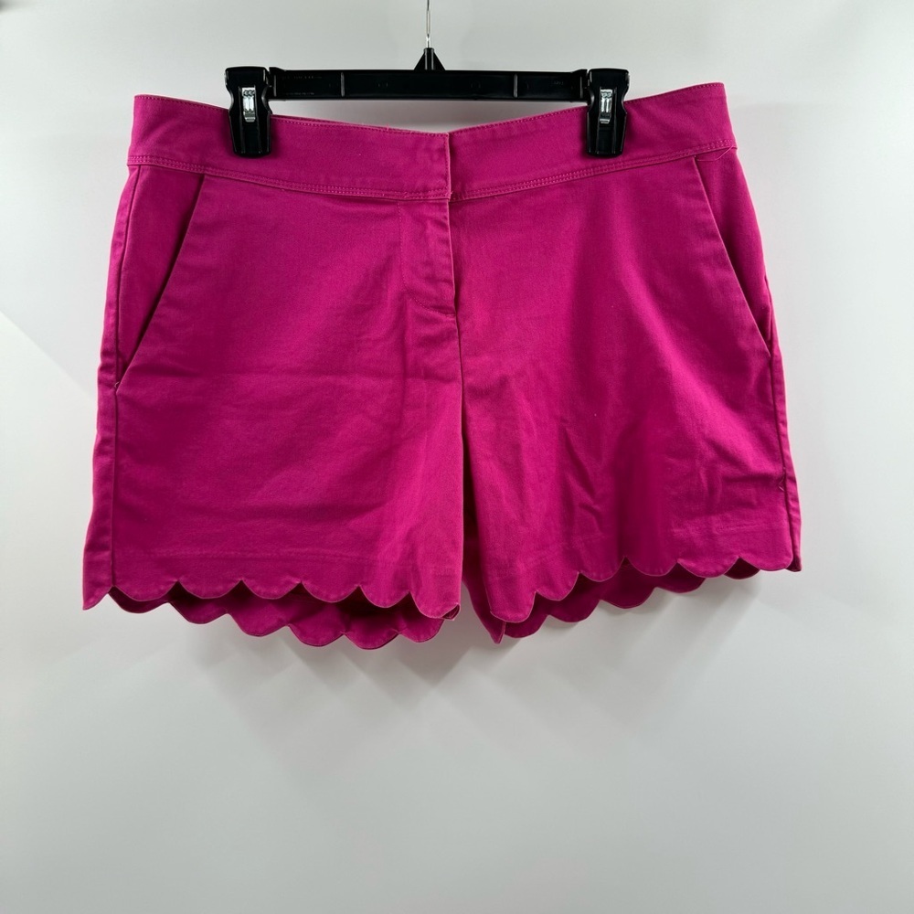 The Limited Hot Pink Shorts with Scalloped Hem – Size 12